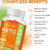 Keto ACV Gummies for Advanced Weight Loss Rapid Belly Fat Burn - Sugar Gluten Free Pro Active Super Apple Cider Vinegar Diet Supplement for Men Women - Digestion Metabolism Hair Skin Health (1000MG)