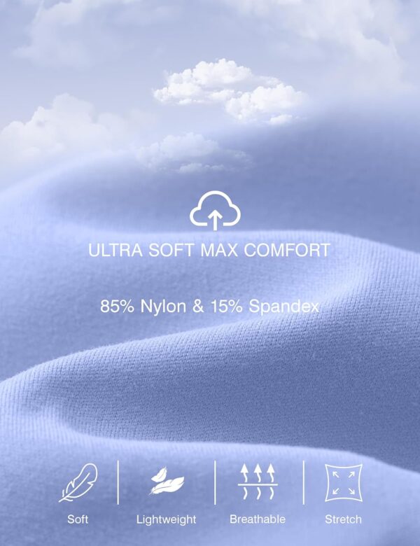 Capri Pants for Women High Waist with Pockets Tummy Control Capri Workout Yoga Pants Loose Straight Leg