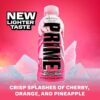 PRIME ICE Hydration RED CHILL, Sports Drinks, Electrolyte Enhanced for Ultimate Hydration, 250mg BCAAs, B Vitamins, Antioxidants, Low Sugar, 16.9 Fl Oz, 12 Pack