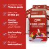 Abs and Core Exercise Cards – 75+ Workout Cards to Help Build Core Strength, Stability, Outdoor, Work from Home Fitness Workout