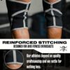 Knee Sleeves for Weightlifting & Powerlifting (7mm Pair) For Men & Women - Knee Wraps for Weight Lifting, Squats, Fitness, Gym Workout, Crossfit - IPF Approved Knee Compression Sleeve Support