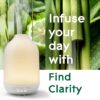 Glade Aromatherapy Diffuser & Essential Oil, Air Freshener for Home, Find Clarity Scent with Notes of Bergamot & Lemongrass, 0.56 Fl Oz