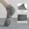 Hstyle 6 Pairs of Yoga Socks with Grips for Women and Men,Ideal for Ballet,Barefoot Workout,Pilates Grip Socks Non Slip Socks