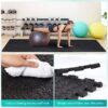 Yes4All 12, 16, 36 SQ. FT Puzzle/Interlocking Exercise Mat Tiles for Home Gym, Exercise EVA Foam Floor Padding with Border for Workout Equipment