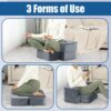 MABOZOO Meditation Chair with Back Support, 3 Shapes Floor Pillow Meditation Cushion Removable Washable for Sitting on Floor