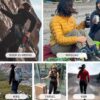 Women's Hiking Cargo Pants Quick Dry Lightweight Joggers with Multiple Zipper Pockets Adjustable Cuffs for Travel