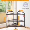 PLKOW Weight Rack for Dumbbells, Home Gym Storage for Dumbbells Yoga Mat Kettlebells, Yoga Mat Storage Rack for Garage, Home Gym