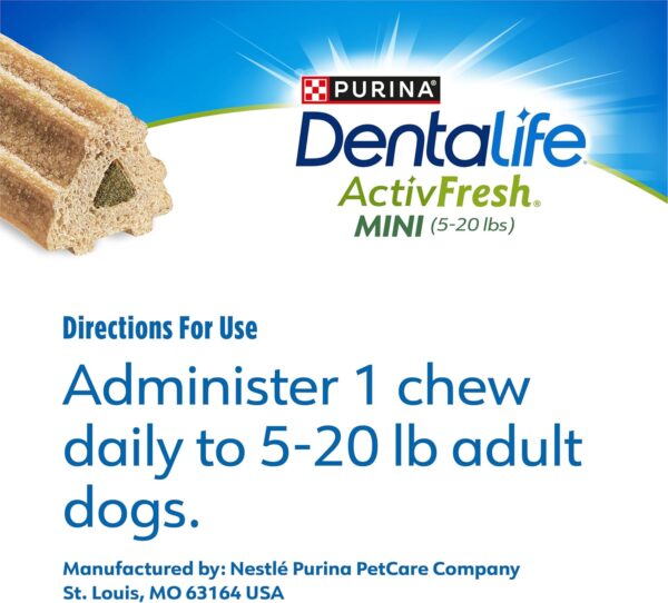 Dentalife Purina ActivFresh Daily Oral Care Mini Dog Chews - 56 Treats