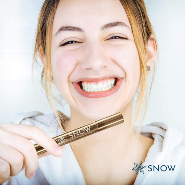 Snow Extra Strength Teeth Whitening - Teeth Whitening Pen, at Home Stick Refills, Tooth Serum Wand for & Oral Care, Easy to Use Whitener Stick - Pack of 1