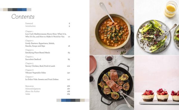 Clean Eating Kitchen: The Low-Carb Mediterranean Cookbook: Quick and Easy High-Protein, Low-Sugar, Healthy-Fat Recipes for Lifelong Health-More Than ... Meals to Prepare in 30 Minutes or Less
