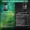 Boysea.Shilajit and Sea Moss Bundle- 90 Count - Sea Moss 7000mg, Black Seed Oil 4000mg, Ashwagandha 2000mg, Ginger & Shilajit 9000mg, Rhodiola Rosea 1000mg, All in 1 Supplements (1 Pack)