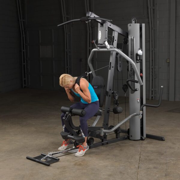 Body-Solid (G5S) Multi-Station With 210lb Selectorized Weights Stack Home Gym Machine, Arm & Leg Strength Training Equipment Functional Exercise Workout Station for Weight lifting and Bodybuilding