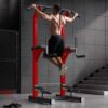 SogesPower Power Tower Pull Up Bar Station Multi-Function Pull Up Bar Stand for Home Gym, Adjustable Height Pull Up Dip Station Dip Bar Strength Training Fitness Equipment,Up to 500LBS