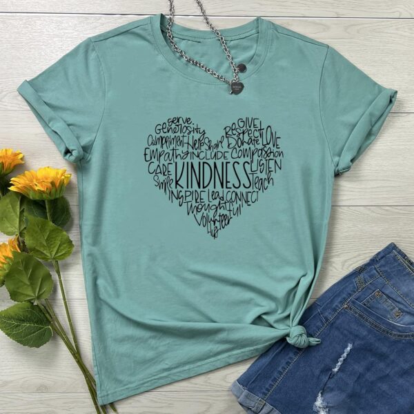 YITAN Women Graphic Tees Cute Shirts Casual Cotton Clothes