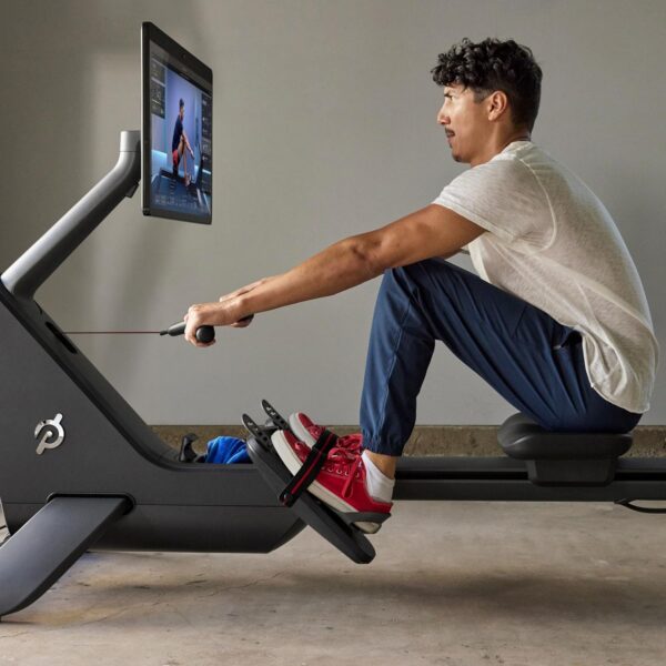 Peloton Row | Rowing Machine with 24” HD, Swiveling Touchscreen