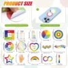 Tenceur 120 Pcs Adhesives Anxiety Sensory Stickers with Inspirational Quotes Mindfulness Relief Calm Stickers Anti Stress Sensory Items School Counselor Supplies Fidget Textured Strips for Adult