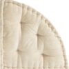 Floor Pillow for Adults, Meditation Cushion for Sitting or Yoga, Classroom Seating for Kids with Velcro Fastener, Pizza Cushion 20"*20"