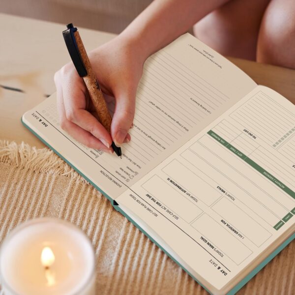 Self Care Journal for Women & 484 Self Care Stickers, 90-Day 5 Minute Mental Health Journal A5, Gratitude Journal for Self Help - Personal Development Planner, Mediation & Mood Tracker