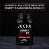 Jocko Fuel Test Booster for Men - Natural Endurance, Stamina, & Strength Booster - Muscle Builder for Men & Nitric Oxide Support with Ginger Root, Shilijat, & Tongkat Ali, 120ct (30 Servings)