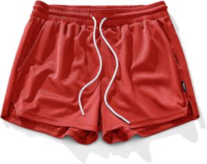 AIMPACT Mens Mesh Running Shorts 3 Inch Quick Dry Gym Athletic Workout Shorts for Men with Pockets