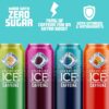 Sparkling Ice Caffeine Variety Pack, Flavored Sparkling Water, Zero Sugar, with Vitamins and Antioxidants, 16 fl oz, 12 count (Citrus Twist, Black Raspberry, Blue Raspberry, Strawberry Citrus)