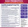 Dr. Formulated Raw Probiotics for Women 100 Billion CFUs Capsules with Prebiotics, Digestive Enzymes, Approved for Adults, Shelf Stable Supplement