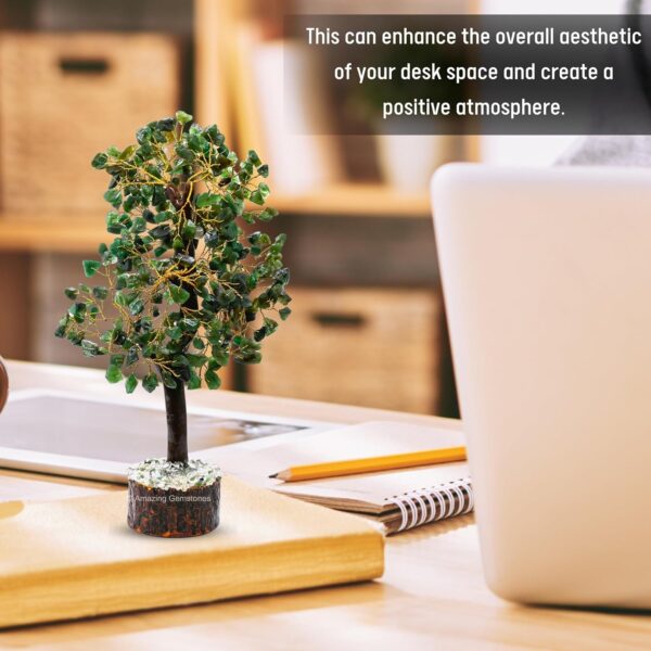 Crystals and Healing Stones Birthday Gifts for Women - Green Aventurine Crystal Tree of Life Home Decor Stocking Stuffers, Bookshelf Decor, Room Decor Meditation Gift Unique Birthday Gifts for Men