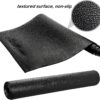 ZENY Exercise Equipment Mat Treadmill Mat 8x3 ft Floor Mat High Density Fitness Gym Mat for Indoor Bike Cycling Mat,Jump Rope Mat,Elliptical Mat,Hard Floor Carpet Protection Black