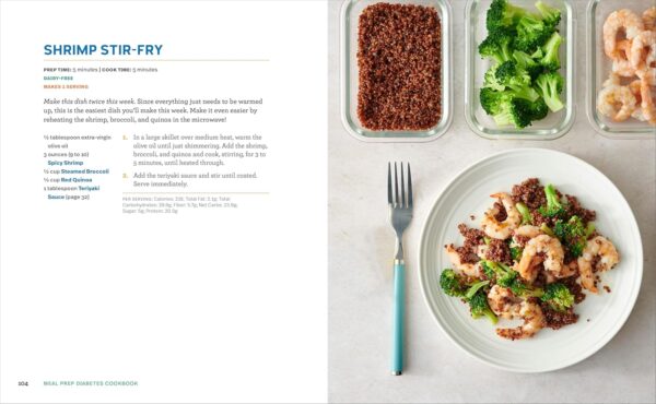 Meal Prep Diabetes Cookbook: 4 Weeks of Easy Meal Plans