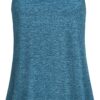 Miusey Womens Sleeveless Loose Fit Yoga Workout Racerback Tank Top