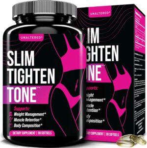 UNALTERED Belly Fat Burner for Women - Slim Waist, Lose Stomach Fat, Reduce Bloating - Natural Weight Loss Pills, Appetite Suppressant, & Metabolism Booster - 90 Capsules
