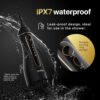 Oralfree Water Dental Flosser Teeth Pick - Cordless Portable Floss Picks Rechargeable Travel Pik Irrigation Cleaner IPX7 Waterproof Oral Irrigator Electric Flossing Machine for Home Teeth Cleaning