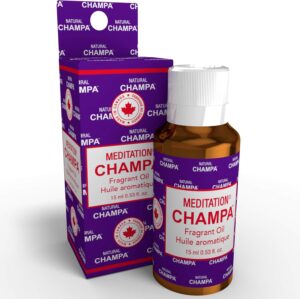 Meditation Fragrant Oil Concentrated Fragrance Oil - Ideal for Environmental Scenting, Bath, Perfumery, Oil Burners & Diffusers - Made with Natural Essential Oils.(15 ml.)