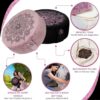 Aila Meditation Pillow Set with Small Meditation Mat & Extra Cushion Cover – Luxurious Meditation Floor Pillow Zen Spiritual Decor Zafu Round Yoga Meditation Cushion – Gift for Meditation Lovers