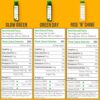 3 Day Juice Cleanse by Raw Fountain, All Natural Raw Juice Detox Cleanse, Juicing for Weight Management, Cold Pressed Juice Fast, Great Way to Jumpstart a Healthy Diet, 18 Bottles 12oz, 3 Ginger Shots