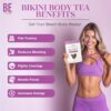 Bikini Body Slimming Detox Tea - Laxative-Free Colon Cleanse Tea to Support a Healthy Weight - Gentle Cleansing Detox Tea for Belly Bloating Relief. All Natural Herbal Tea Blend (30 ct)