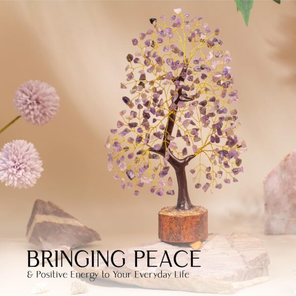 Amethyst Tree, Crystal, Tree of Life, Feng Shui, Money Tree, Gifts for Women, Room Decor, Desk Accessories, Rock Stones, Healing Crystals, Meditation Accessories
