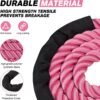 Jump Rope, Weighted Jump Rope for Women, Heavy Jump Ropes for Fitness, Adult Skipping Rope for Home Workout, Weight Loss, Shaping Body, Boxing, Strength Training, Total Body Exercise Equipment