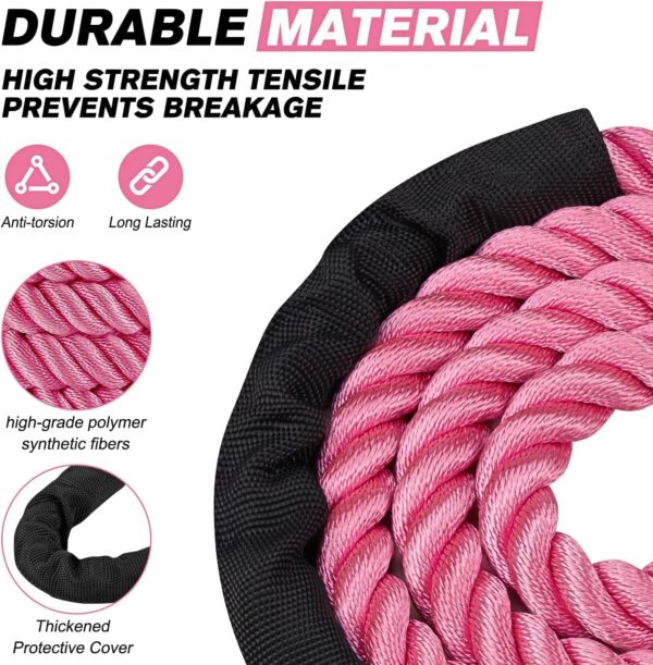 Jump Rope, Weighted Jump Rope for Women, Heavy Jump Ropes for Fitness, Adult Skipping Rope for Home Workout, Weight Loss, Shaping Body, Boxing, Strength Training, Total Body Exercise Equipment