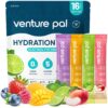 Venture Pal Sugar Free Electrolyte Powder Packets - Liquid Daily IV Hydration Packets | Electrolytes Drink Mix with 5 Vitamins & 7 Electrolytes | Keto Friendly | Non-GMO | Certified Vegan | 16 Sticks