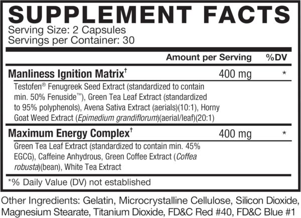 FORCE FACTOR Test X180 Ignite, Testosterone Booster & Fat Burner for Men, Testosterone Supplement to Burn Fat, Build Muscle, Increase Energy, and Boost Vitality and Performance, 60 Count (Pack of 2)