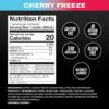 PRIME Hydration CHERRY FREEZE | Sports Drinks | Electrolyte Enhanced for Ultimate Hydration | 250mg BCAAs | B Vitamins | Antioxidants | 2g Of Sugar | 16.9 Fluid Ounce | 12 Pack