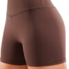 CRZ YOGA Women's Naked Feeling Biker Shorts - 4 Inches High Waist Yoga Workout Running Gym Spandex