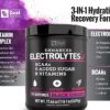 Zeal Naturals Electrolyte Powder Recovery Drink (90 Servings | Black Cherry) w/ 0 Sugar +BCAAs +B-Vitamins Electrolyte Supplement w Potassium Zinc & Magnesium for Hydration - Keto Electrolytes