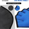 Aquatic Gloves for Helping Upper Body Resistance, Webbed Swim Gloves Well Stitching, No Fading, Sizes for Men Women Adult Children Aquatic Fitness Water Resistance Training