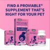 Nutramax Proviable Digestive Health Supplement Multi-Strain Probiotics and Prebiotics for Cats and Dogs - with 7 Strains of Bacteria, 80 Capsules, blue