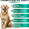 Hemp Hip and Joint Supplement for Dogs - Glucosamine for Dogs - 170 Joint Pain Relief Treats - Chondroitin, MSM, Hemp Oil - Advanced Health Supplement - Mobility Support Chews - Made in USA