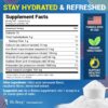 Dr. Berg Zero Sugar Hydration Keto Electrolyte Powder - Enhanced w/ 1000 mg of Potassium & Real Pink Himalayan Salt (NOT Table Salt) - Raspberry & Lemon Flavor Hydration Drink Supplement - 50 Servings