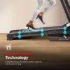 Sunny Health & Fitness Premium Foldable Treadmill for Home, Running or Walking with Auto Incline, Shock Absorption, Digital Display, Optional 20” Running Deck, Free SunnyFit App Bluetooth Connection