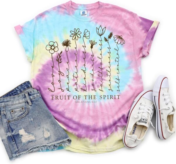 Love in Faith | Fruit of The Spirit | Christian T-Shirts for Women | Faith-Based Apparel | Christian Gifts